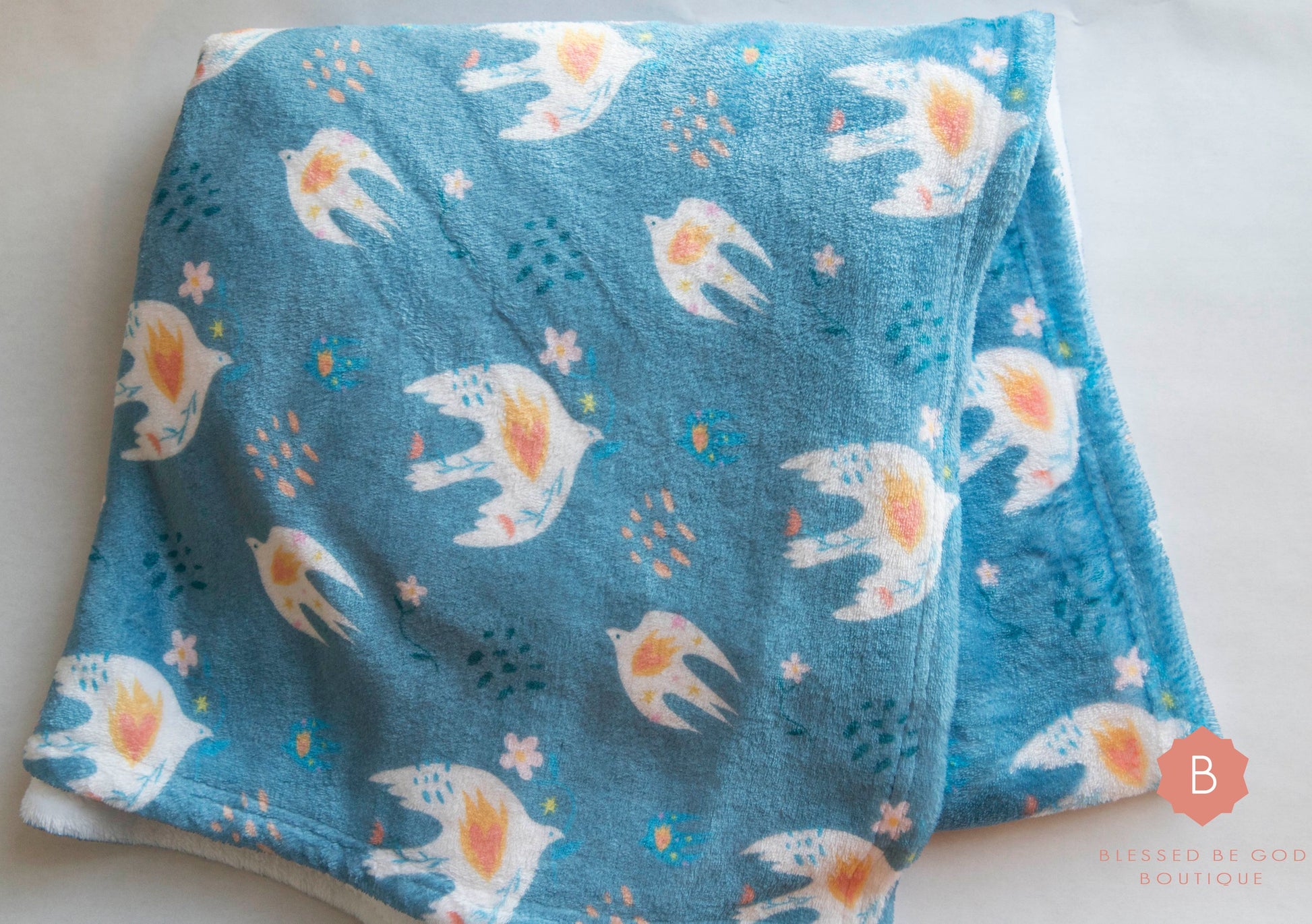 Holy Spirit Catholic Blanket - All Over Prints