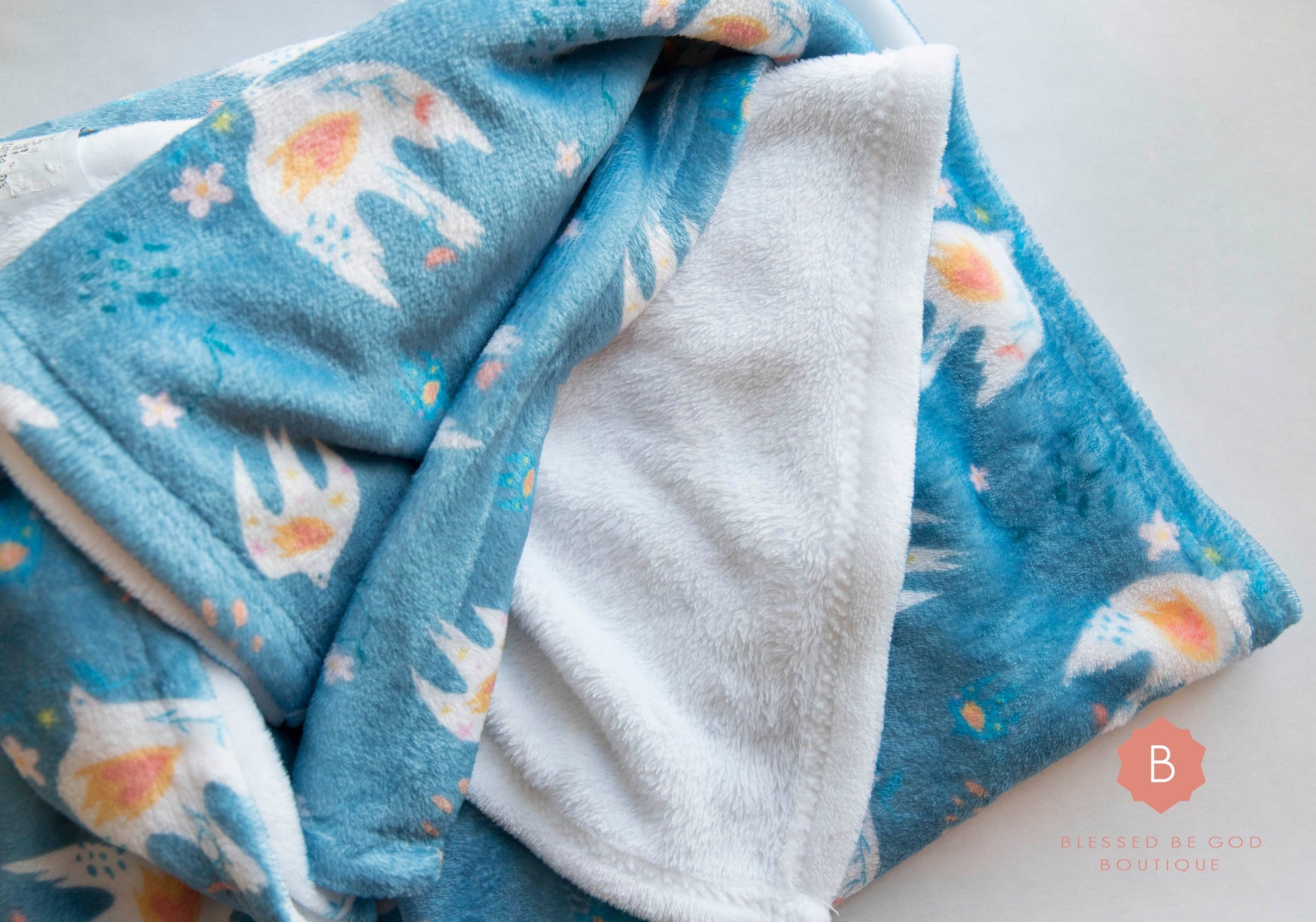 Holy Spirit Catholic Blanket - All Over Prints