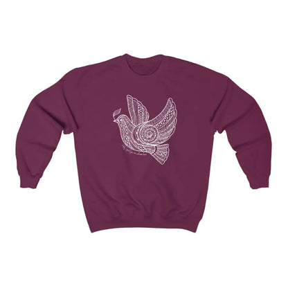 Holy Spirit Catholic Sweatshirt - S / Maroon - Sweatshirt