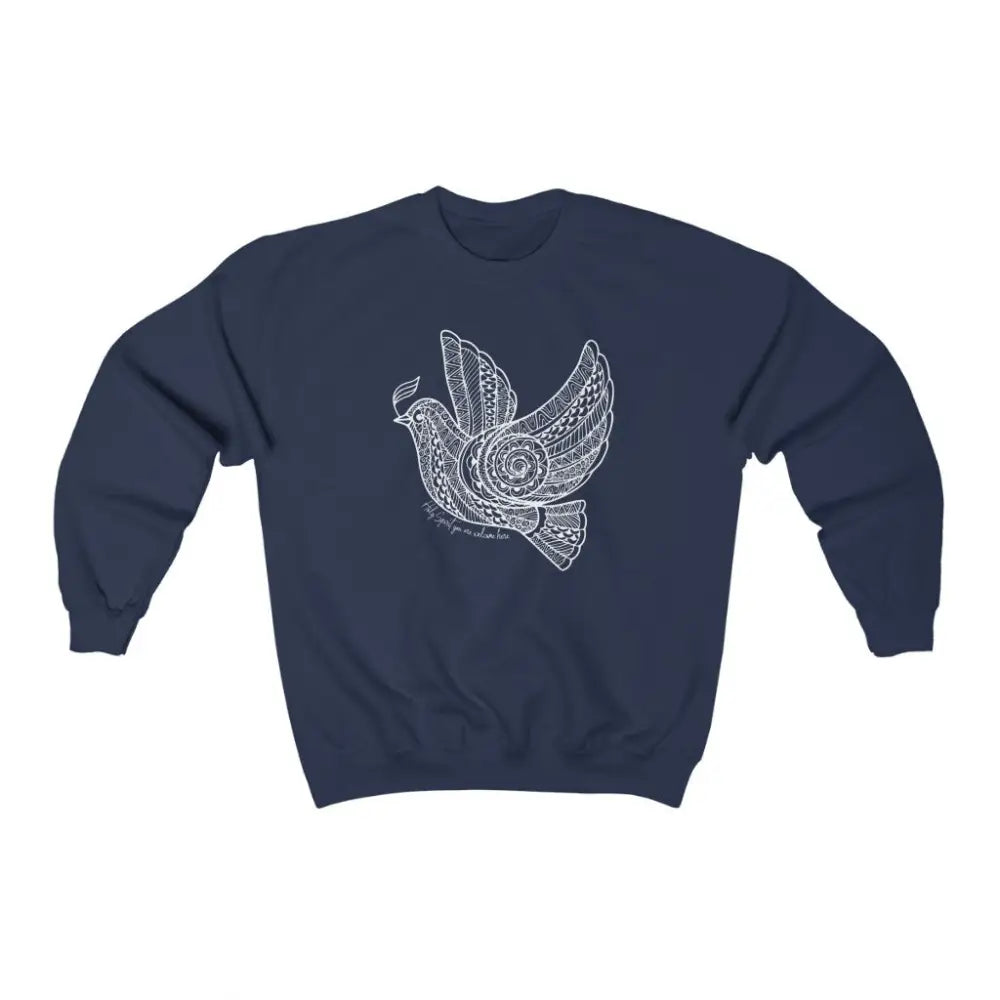 Holy Spirit Catholic Sweatshirt - S / Navy - Sweatshirt
