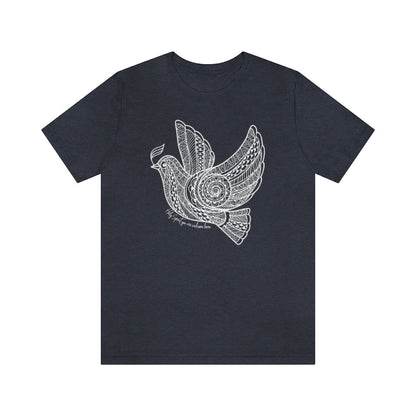 Holy Spirit Catholic t-shirt - Heather Navy / L - T-Shirt