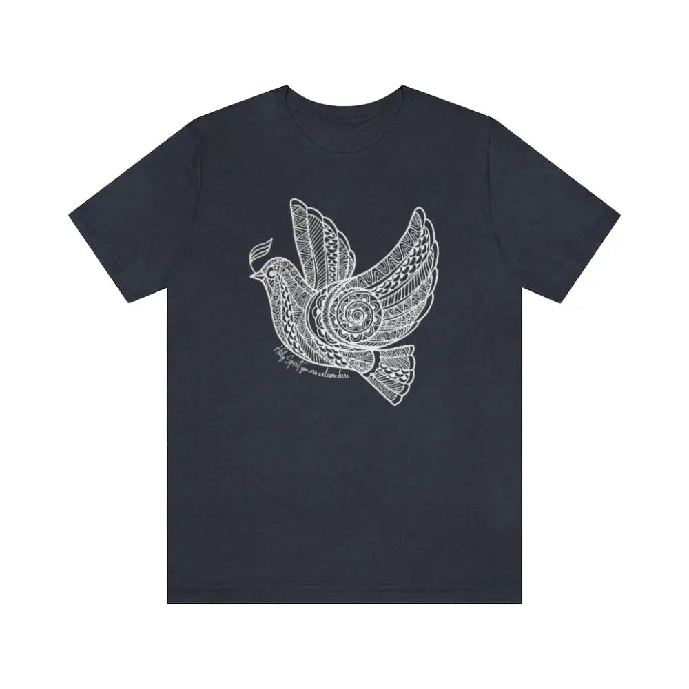 Holy Spirit Catholic t-shirt - Heather Navy / L - T-Shirt