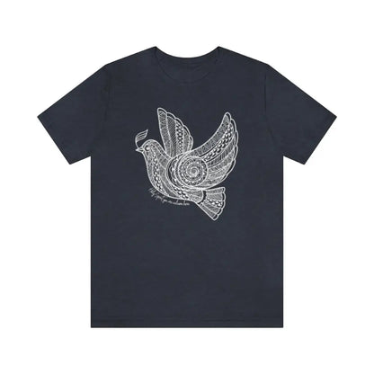 Holy Spirit Catholic t-shirt - Heather Navy / L - T-Shirt