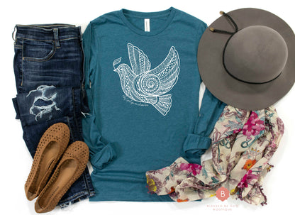 Holy Spirit Catholic t-shirt Long Sleeve - T-Shirt