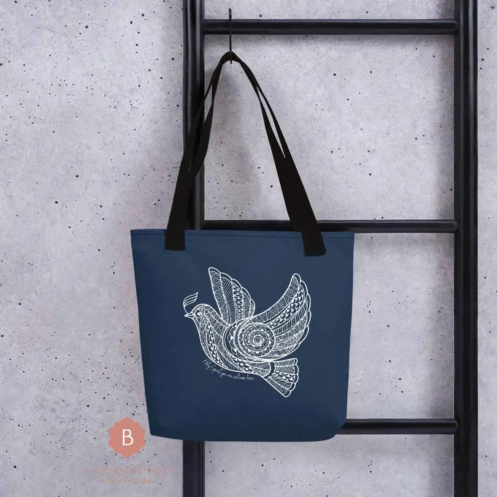 Holy Spirit Tote Bag Catholic Tote - RTS - tote