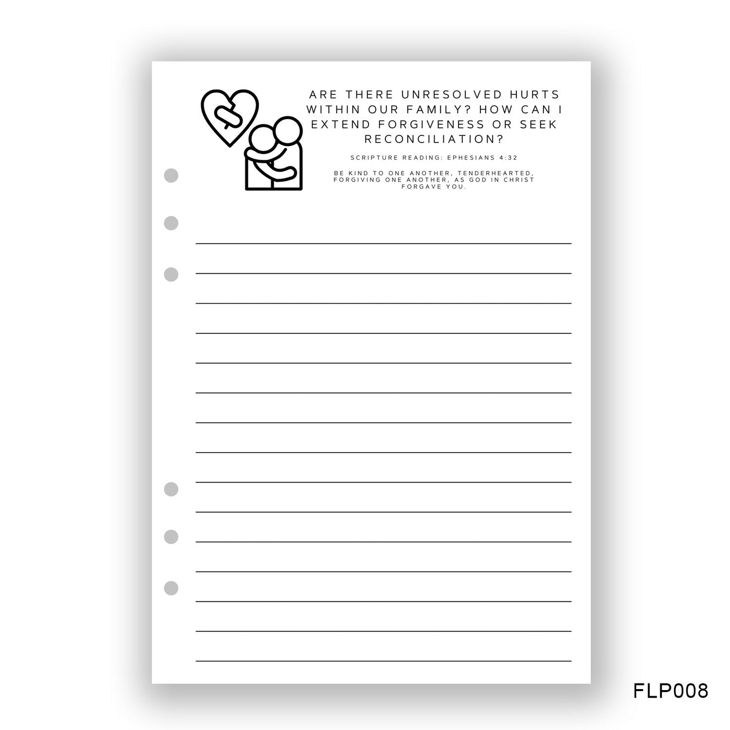 Hurts Journaling Page - Paper products