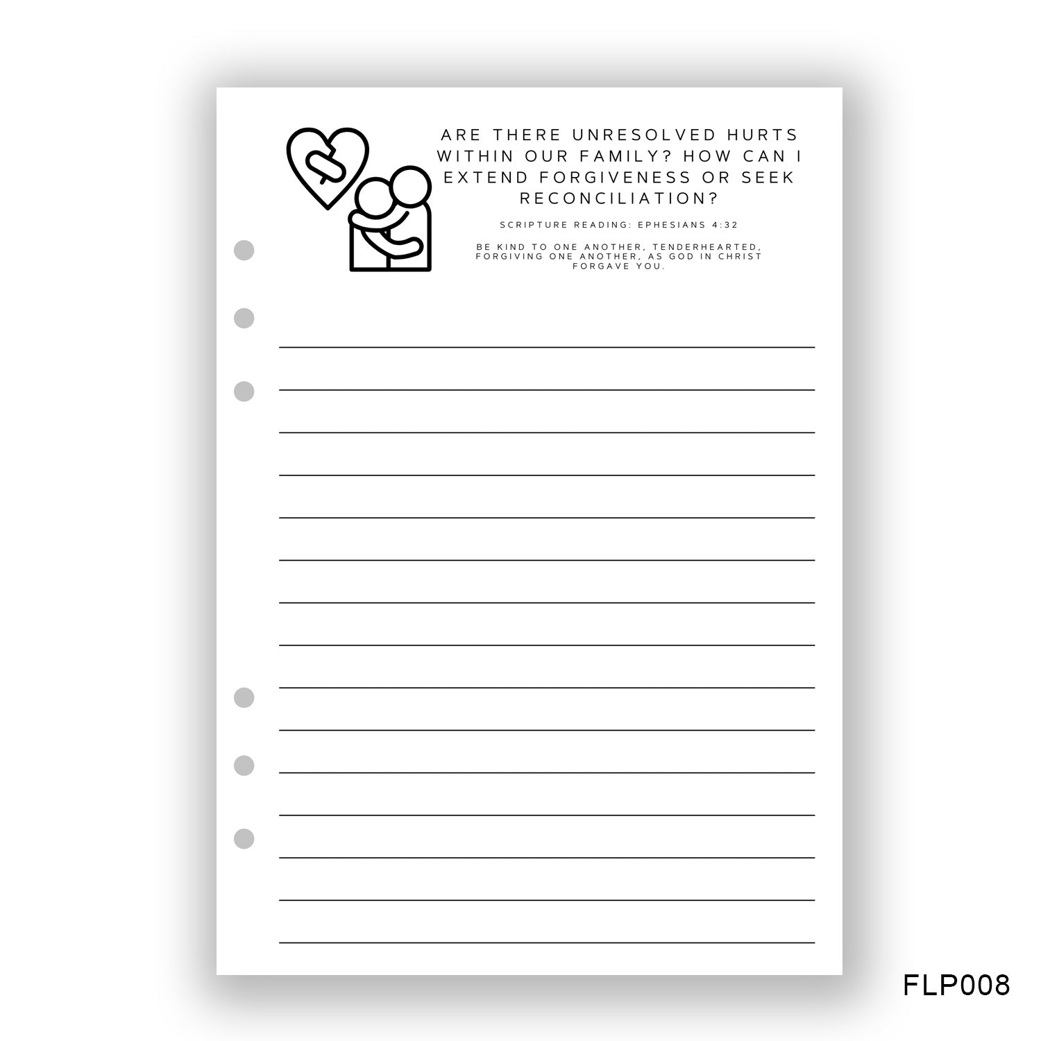 Hurts Journaling Page - Paper products