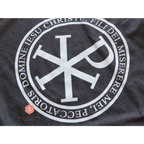 Jesus Prayer Chi-Rho Men’s Catholic tee shirt - T-Shirt