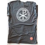 Jesus Prayer Chi-Rho Men’s Catholic tee shirt - T-Shirt