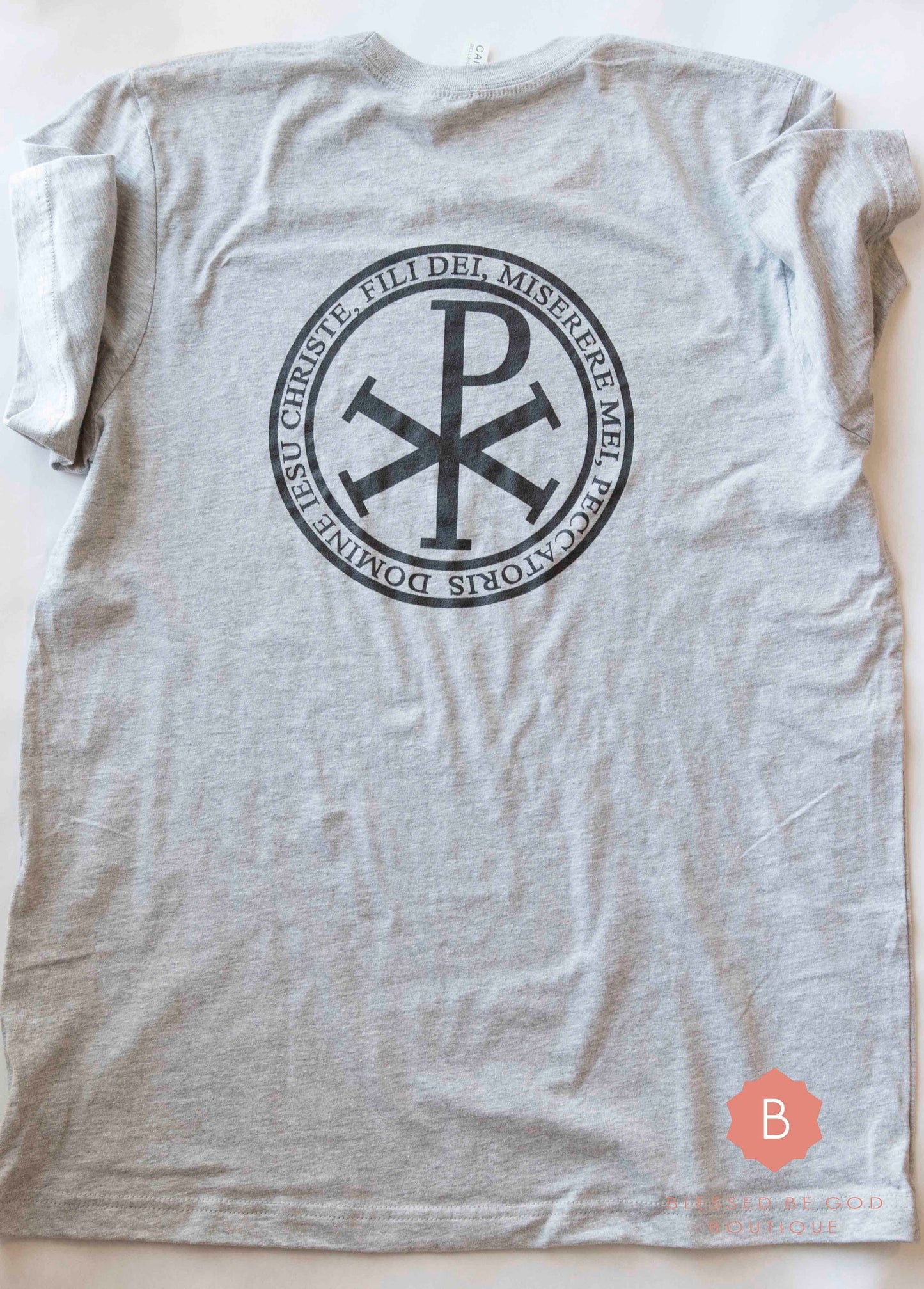 Jesus Prayer Men’s Catholic t-shirt Chi-Rho - T-Shirt