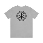 Jesus Prayer Men’s Catholic t-shirt Chi-Rho - Athletic Heather / L - T-Shirt