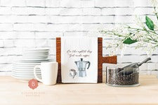 Kitchen Towel On the Eighth Day Catholic - White / 28’’ × 28’’ - Home Decor