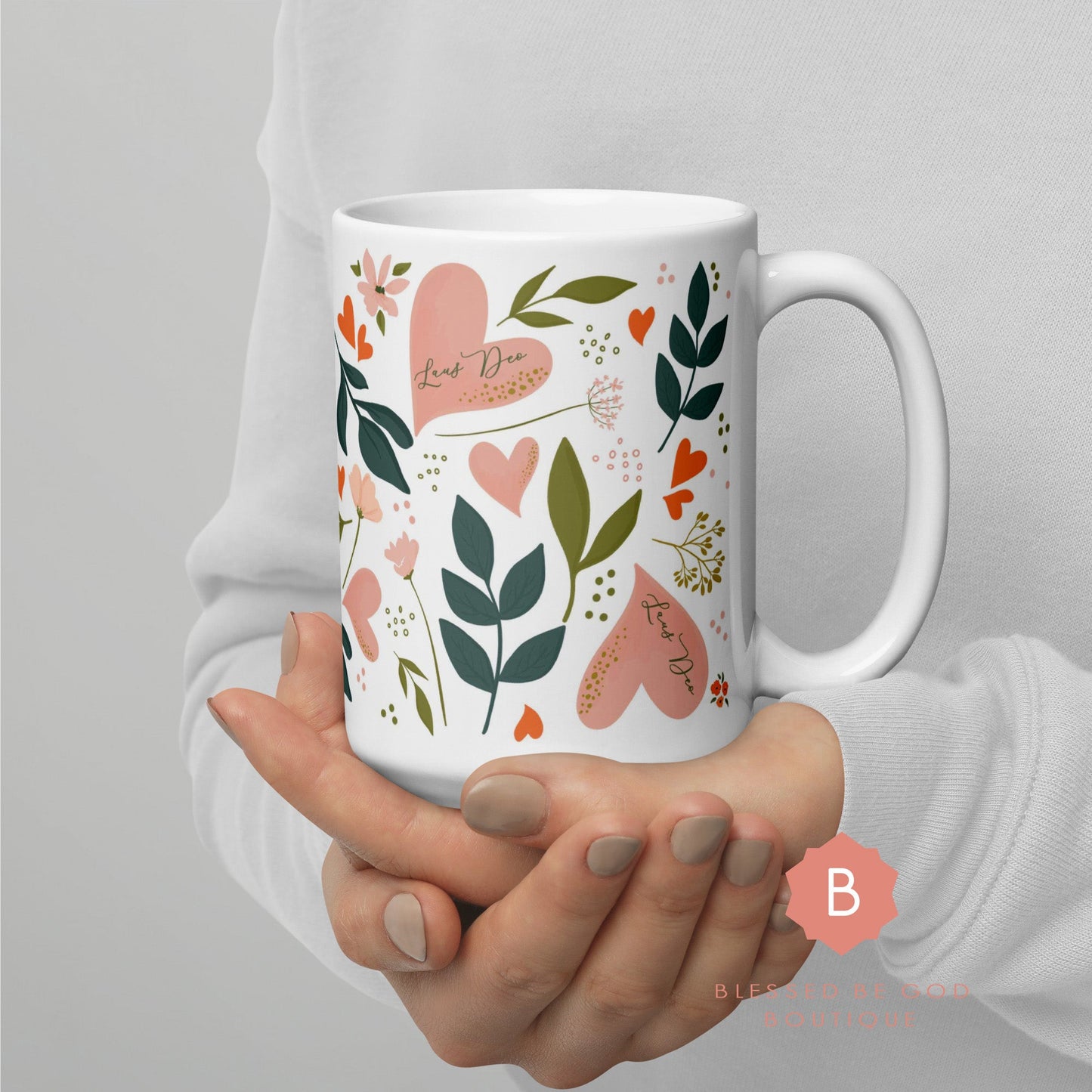 Laus Deo Catholic Coffee Mug 15oz - Mug