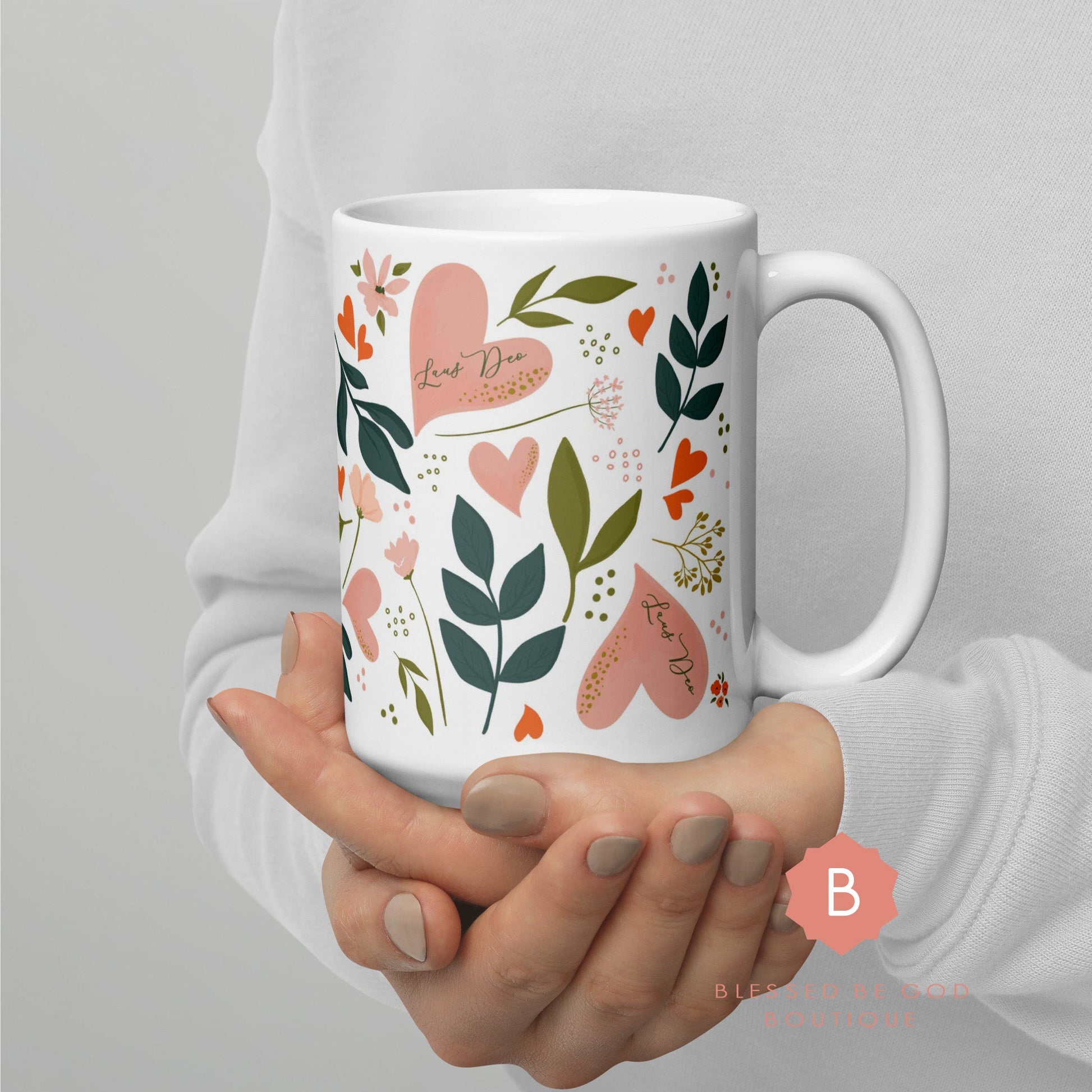 Laus Deo Catholic Coffee Mug 15oz - Mug