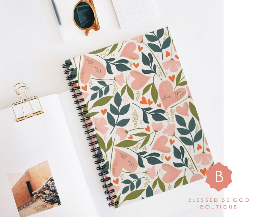 Laus Deo Notebook Floral - One Size - Paper products