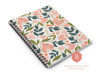 Laus Deo Notebook Floral - One Size - Paper products