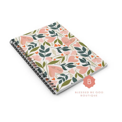 Laus Deo Notebook Floral - One Size - Paper products
