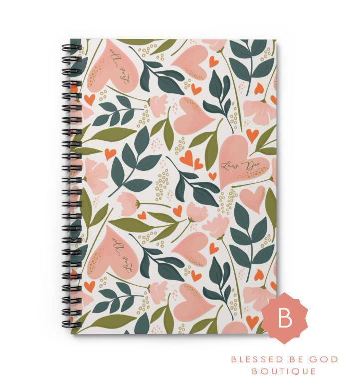 Laus Deo Notebook Floral - One Size - Paper products