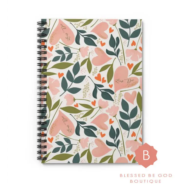 Laus Deo Notebook Floral - One Size - Paper products
