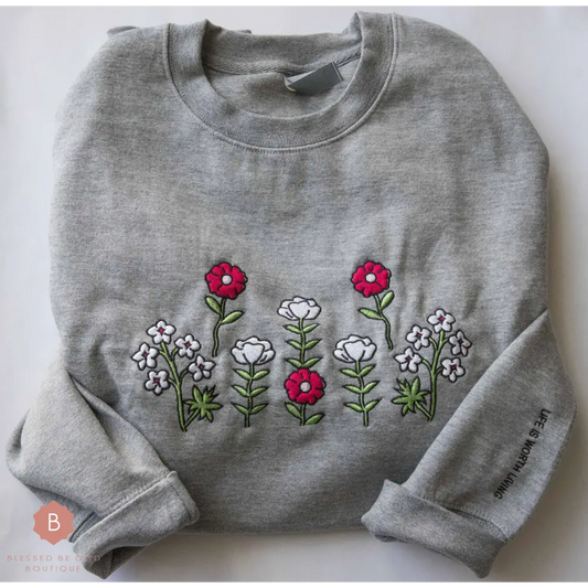 Life is Worth Living Catholic Premium Sweatshirt - Sweatshirt