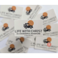Life With Christ Catholic Vinyl Sticker - sticker
