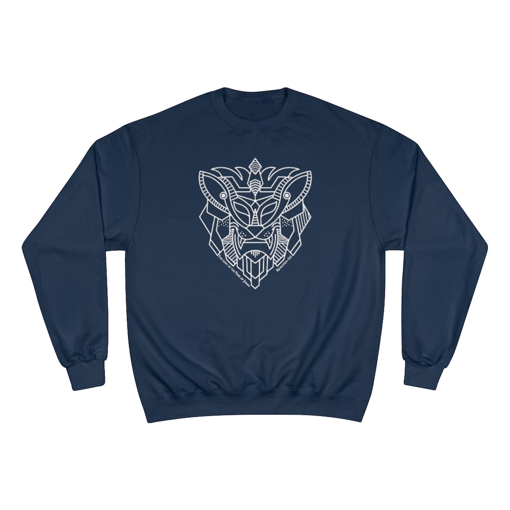 Lion of the Tribe of Judah men’s sweatshirt Champion - Navy / 3XL - Sweatshirt