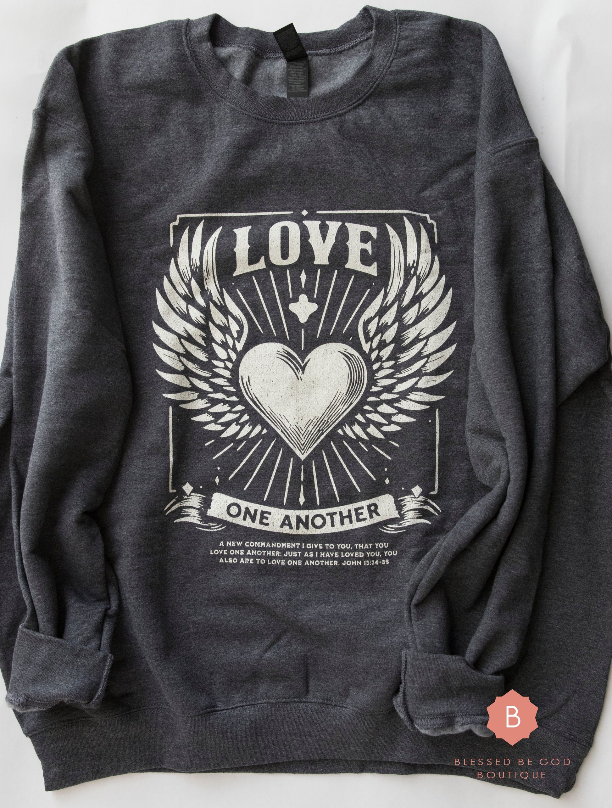 Love One Another Catholic Sweatshirt - Sweatshirt