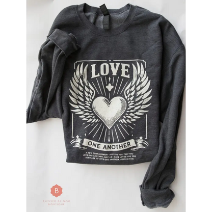 Love One Another Catholic Sweatshirt - Sweatshirt