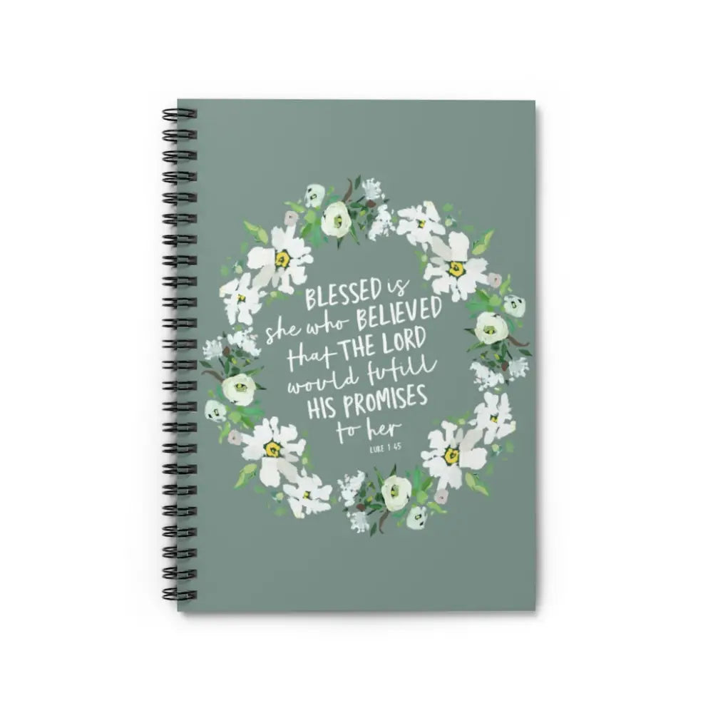Luke 1:45 Catholic Notebook - One Size - Paper products