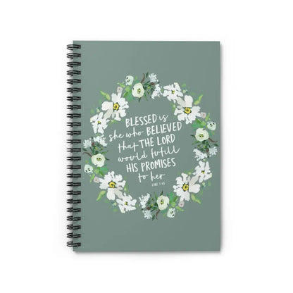 Luke 1:45 Catholic Notebook - One Size - Paper products