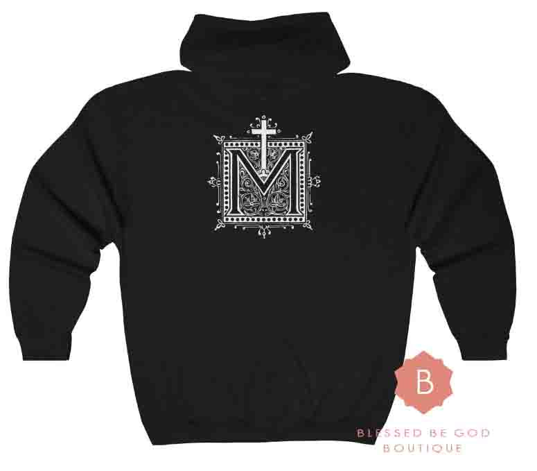 Marian Auspice Catholic Sweatshirt - Hoodie