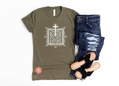 Marian Auspice Catholic t-shirt - T-Shirt