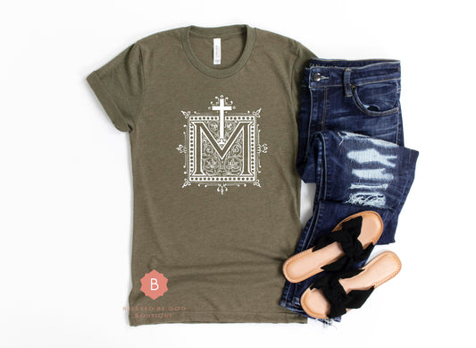 Marian Auspice Catholic t-shirt - T-Shirt