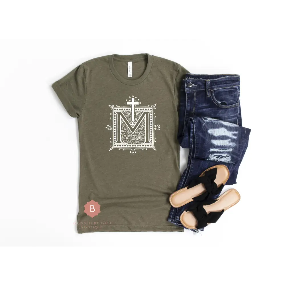 Marian Auspice Catholic t-shirt - T-Shirt