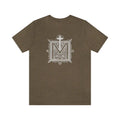 Marian Auspice Catholic t-shirt - Heather Olive / L - T-Shirt