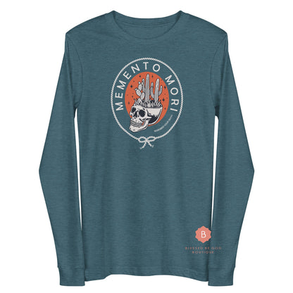 Memento Mori Catholic t-shirt long sleeve - T-Shirt