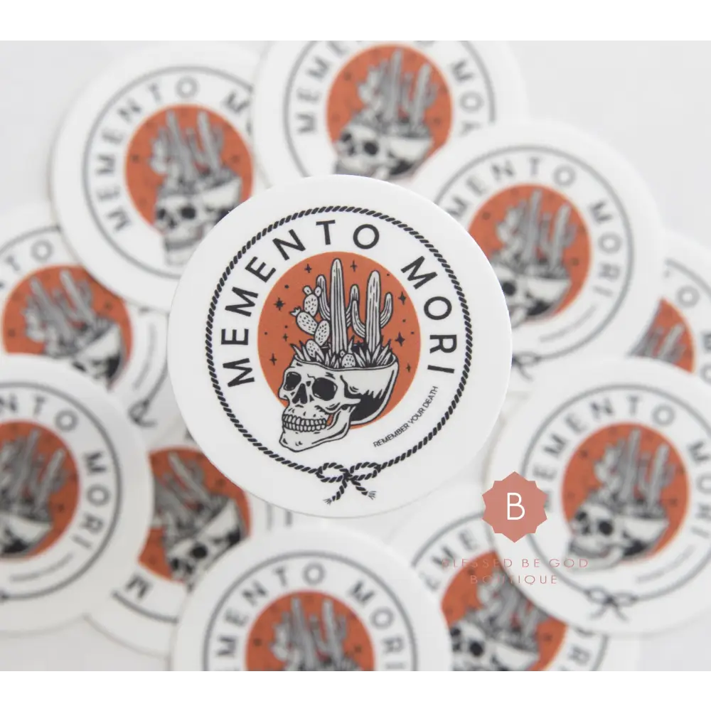 Memento Mori Catholic Vinyl Sticker - sticker