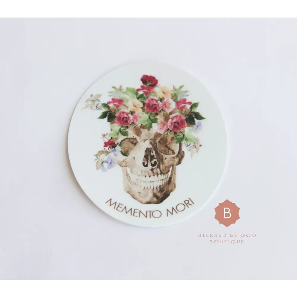 Memento Mori Sticker Catholic Vinyl Sticker - sticker