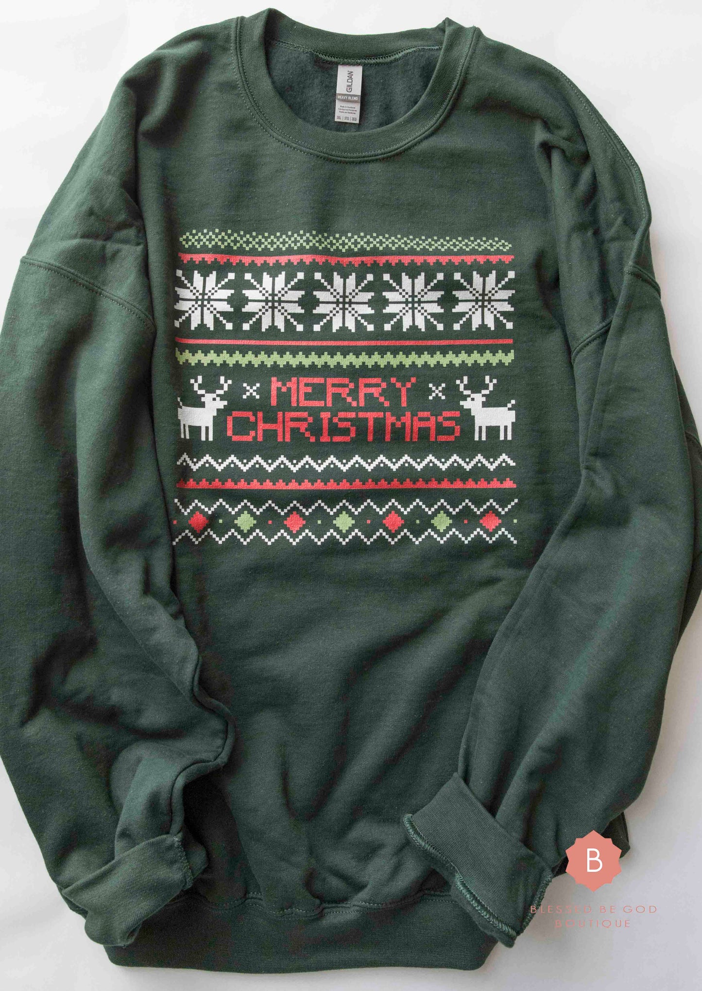 Merry Christmas Sweater Catholic Sweatshirt - Sweatshirt