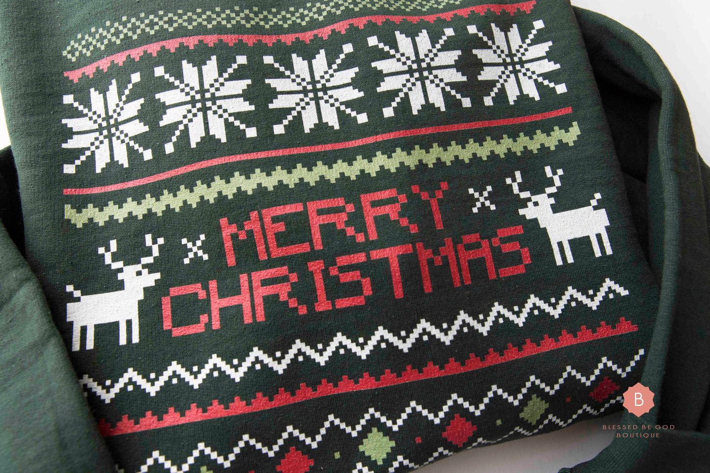 Merry Christmas Sweater Catholic Sweatshirt - Sweatshirt