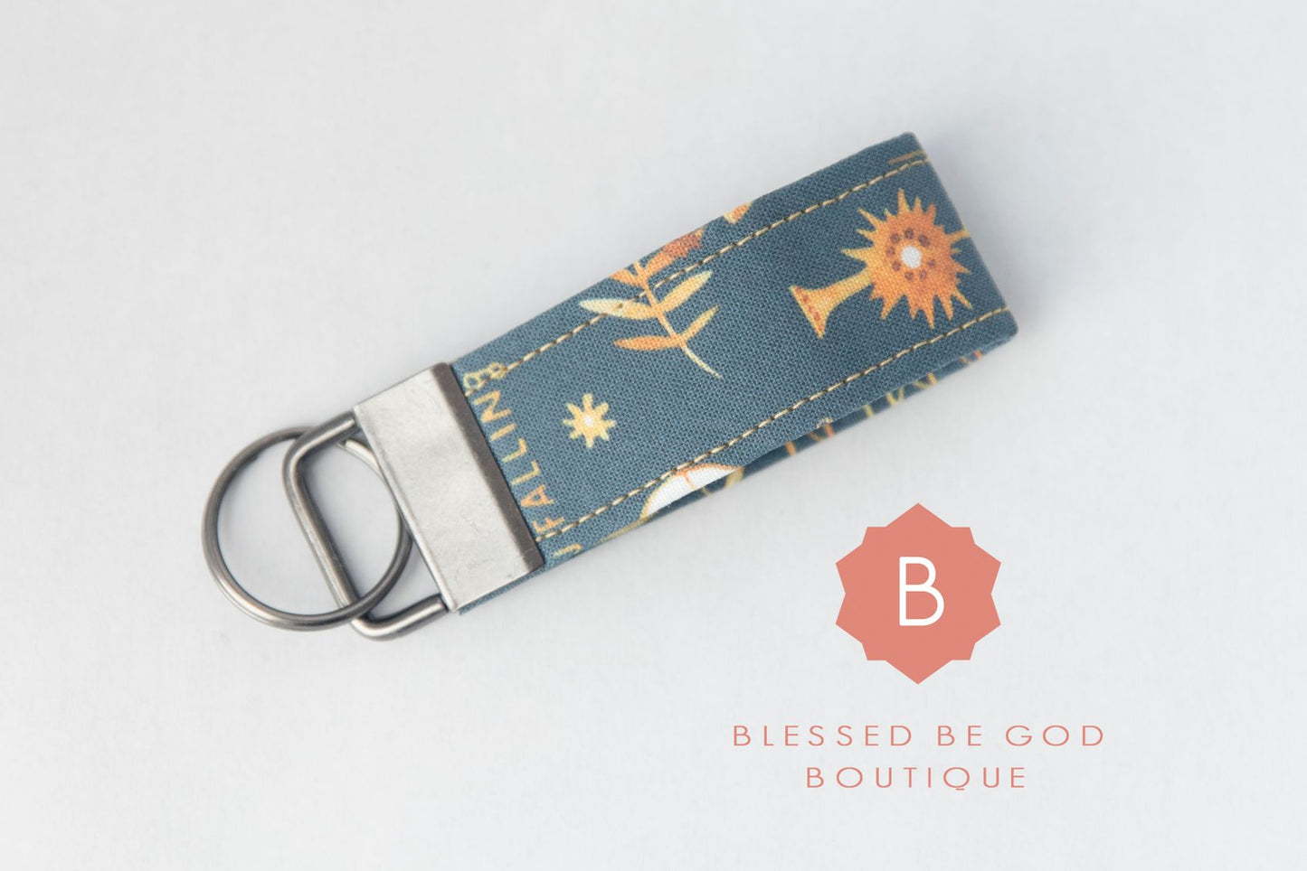 Mini Catholic Fabric Keychain Adoration - Keychains