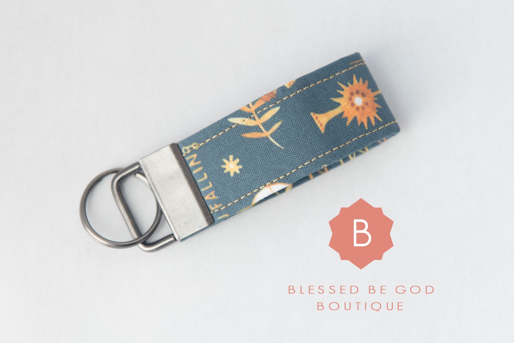 Mini Catholic Fabric Keychain Adoration - Keychains