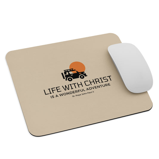 Catholic mouse pad, Life with Christ