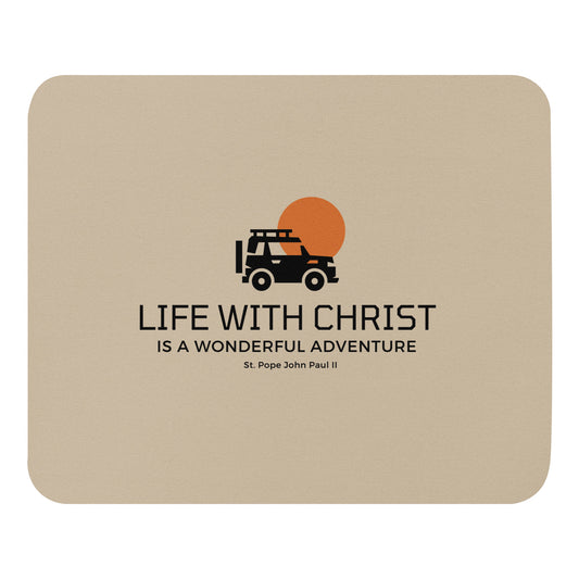 Catholic mouse pad, Life with Christ