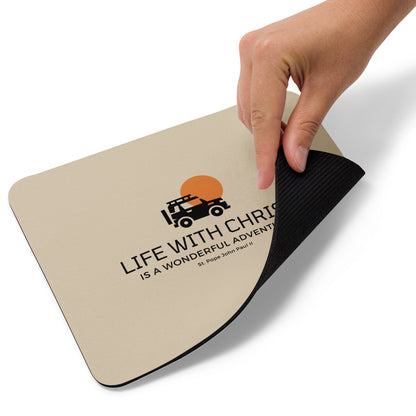 Catholic mouse pad, Life with Christ