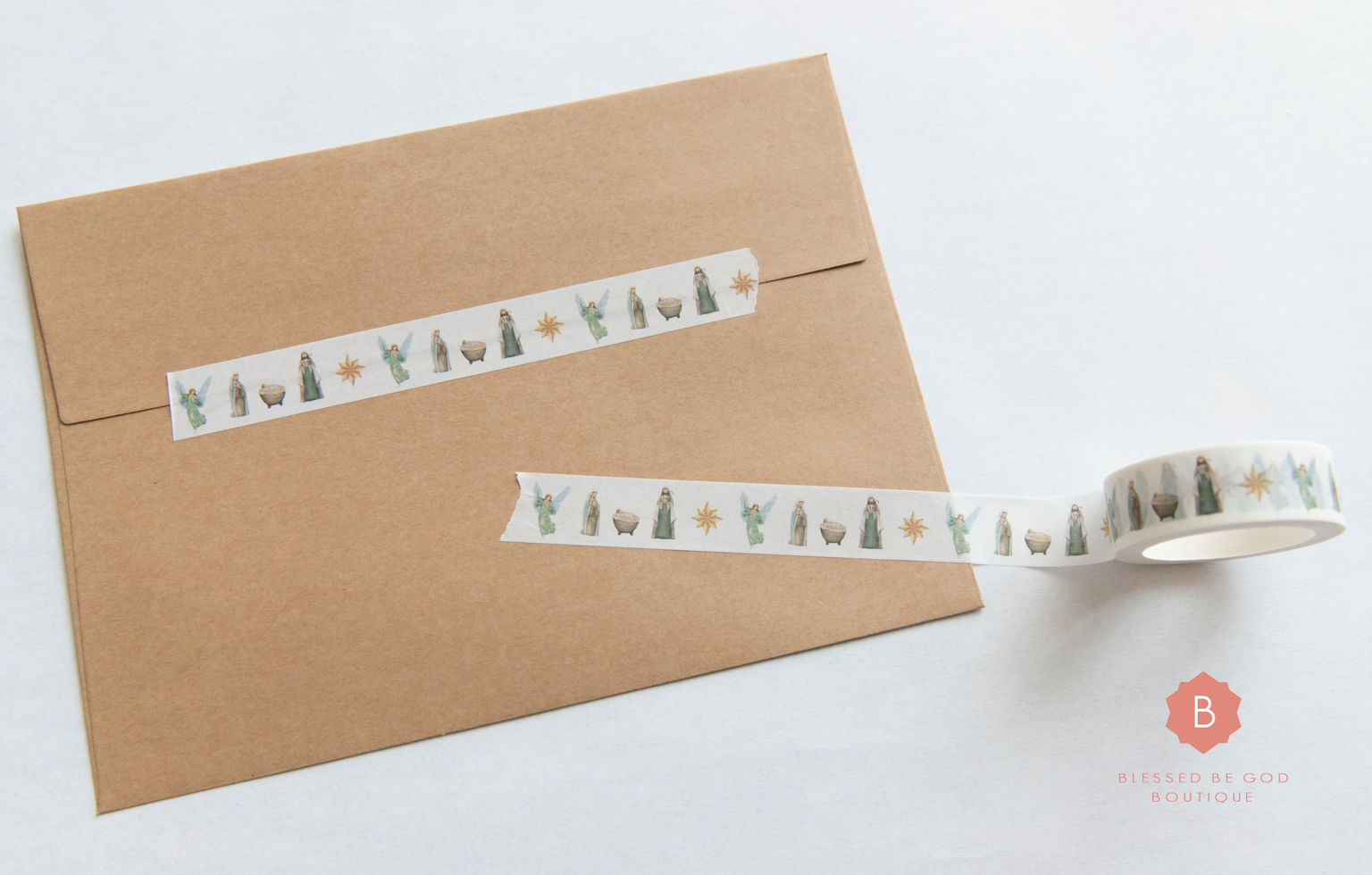 Nativity Scene Catholic Washi Tape - washi tape