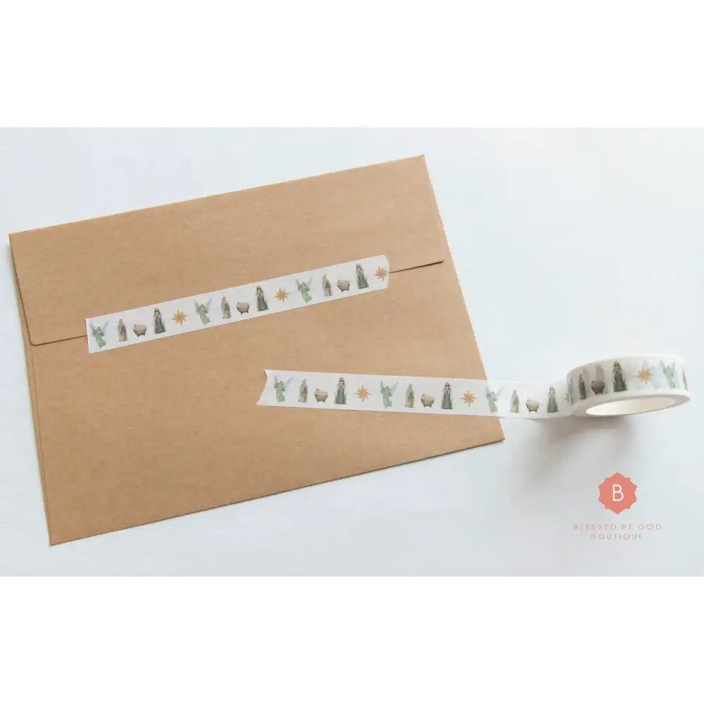 Nativity Scene Catholic Washi Tape - washi tape