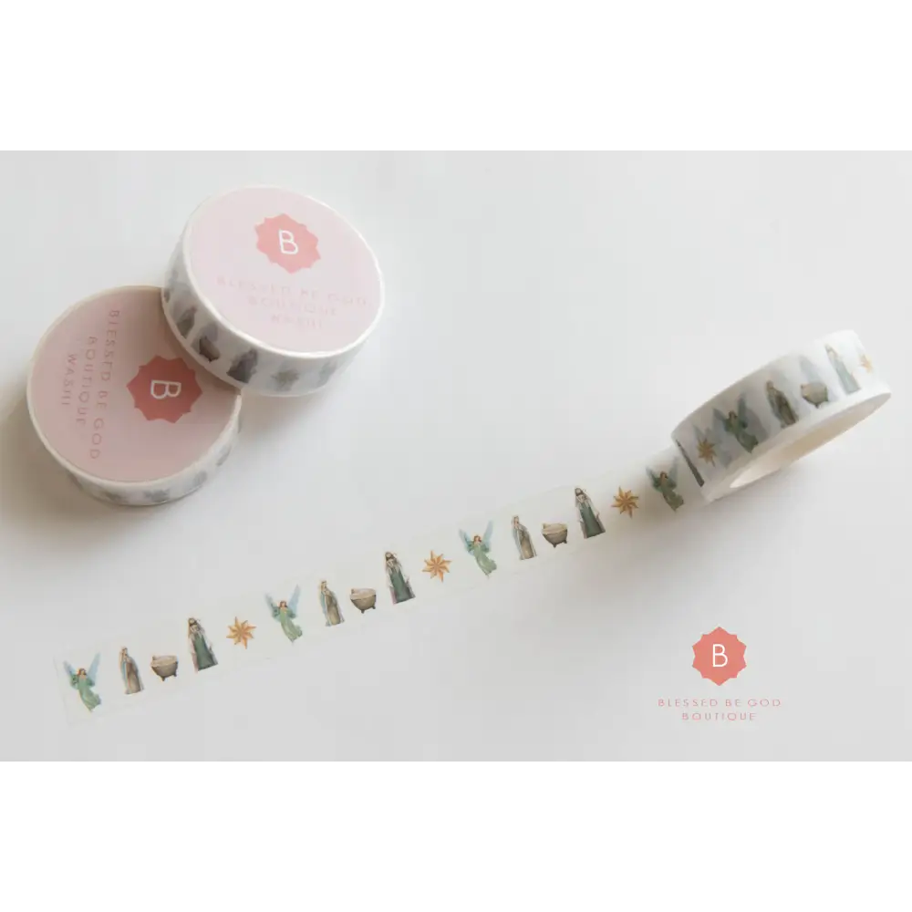 Nativity Scene Catholic Washi Tape - washi tape