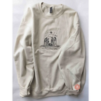 Nativity Scene Embroidered Catholic Christmas Sweatshirt - Sweatshirt