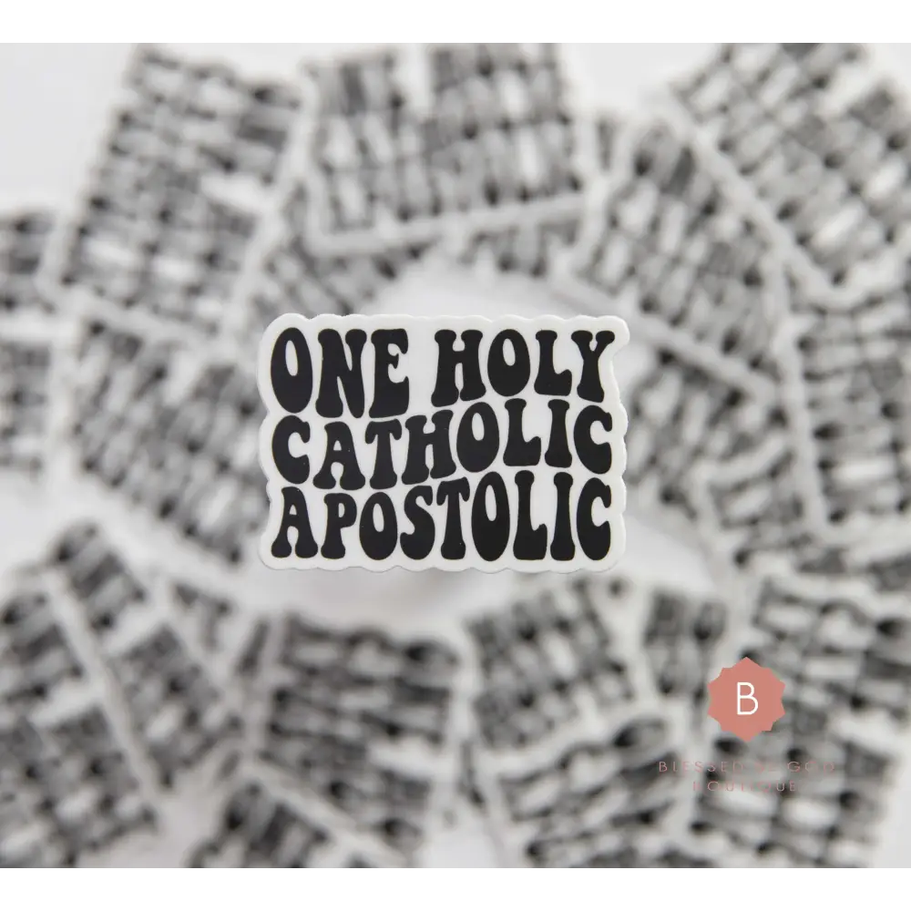 Nicene Creed Catholic Vinyl Sticker - sticker